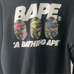 Used Bape zip up hoodie size XL